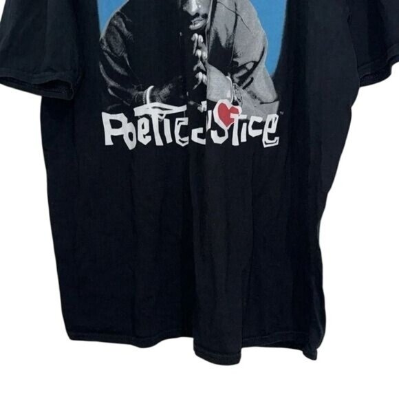 Poetic Justice 2Pac Graphic T-Shirt 2XL - Picture 4 of 6